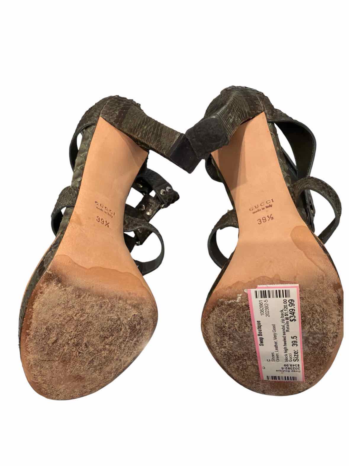 Gucci Green Size 39.5 Shoes