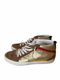 Golden Goose Brown and Gold Size 40 Shoes