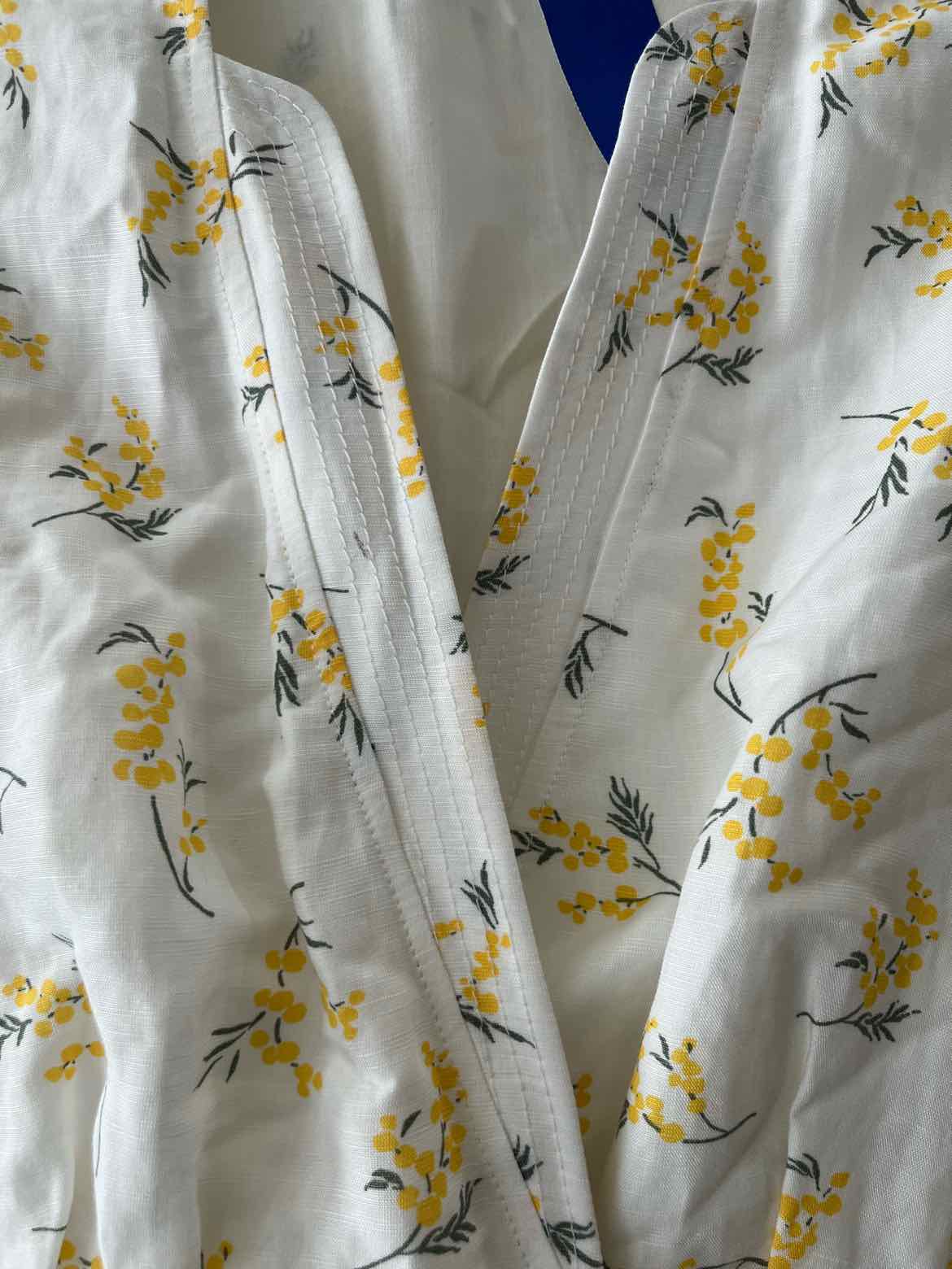 Claudie Pierlot White and Yellow Size 36 Dress