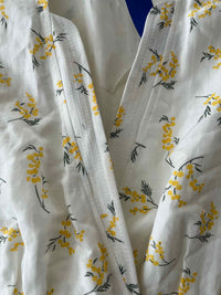 Claudie Pierlot White and Yellow Size 36 Dress