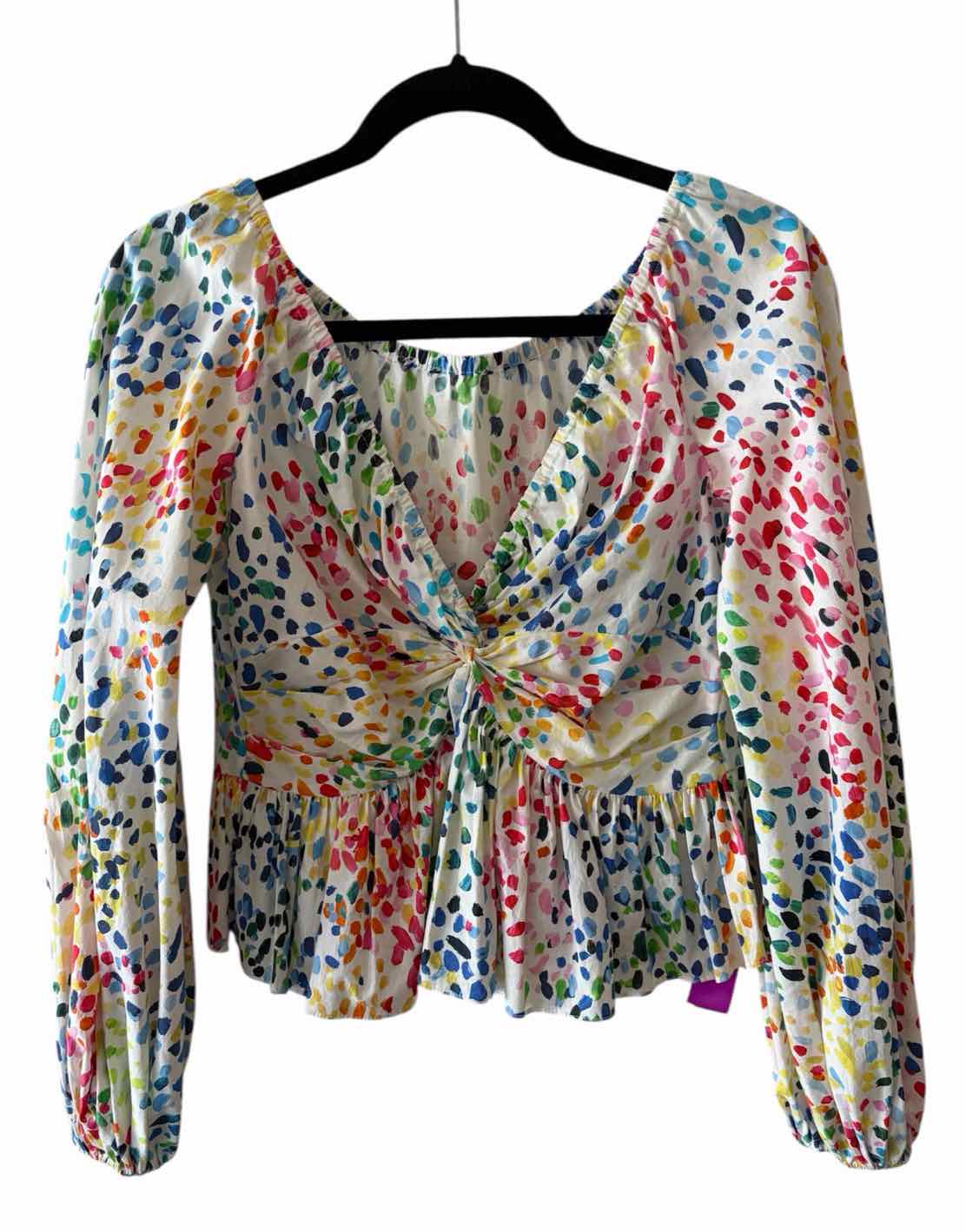 Caroline Constas White Multi Size No Label Shirt