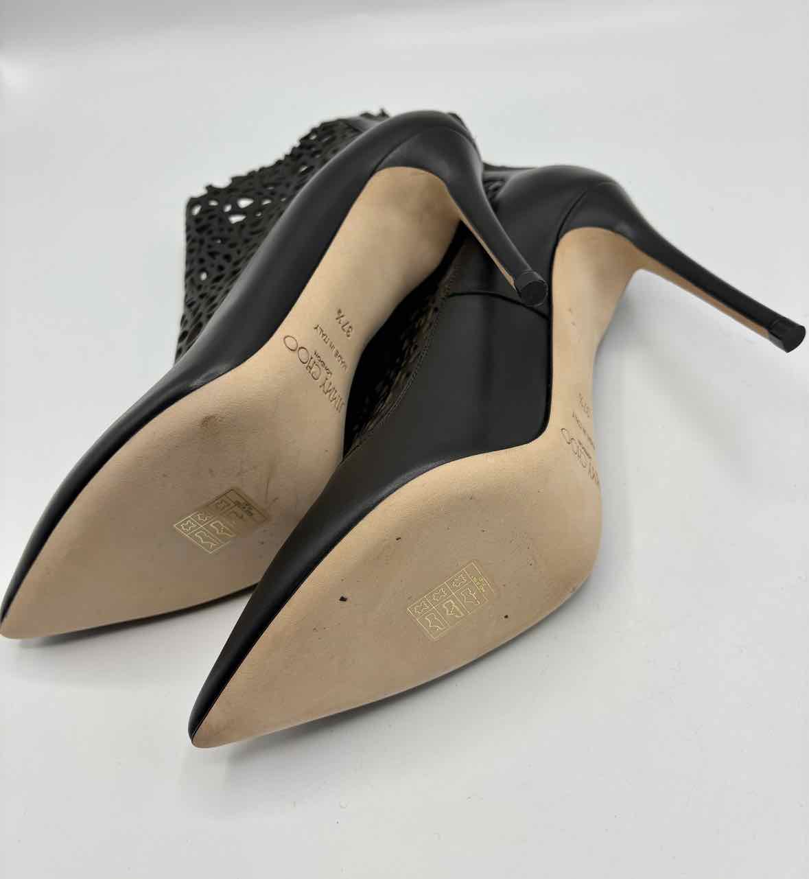 Jimmy Choo Black Size 37.5 Shoes