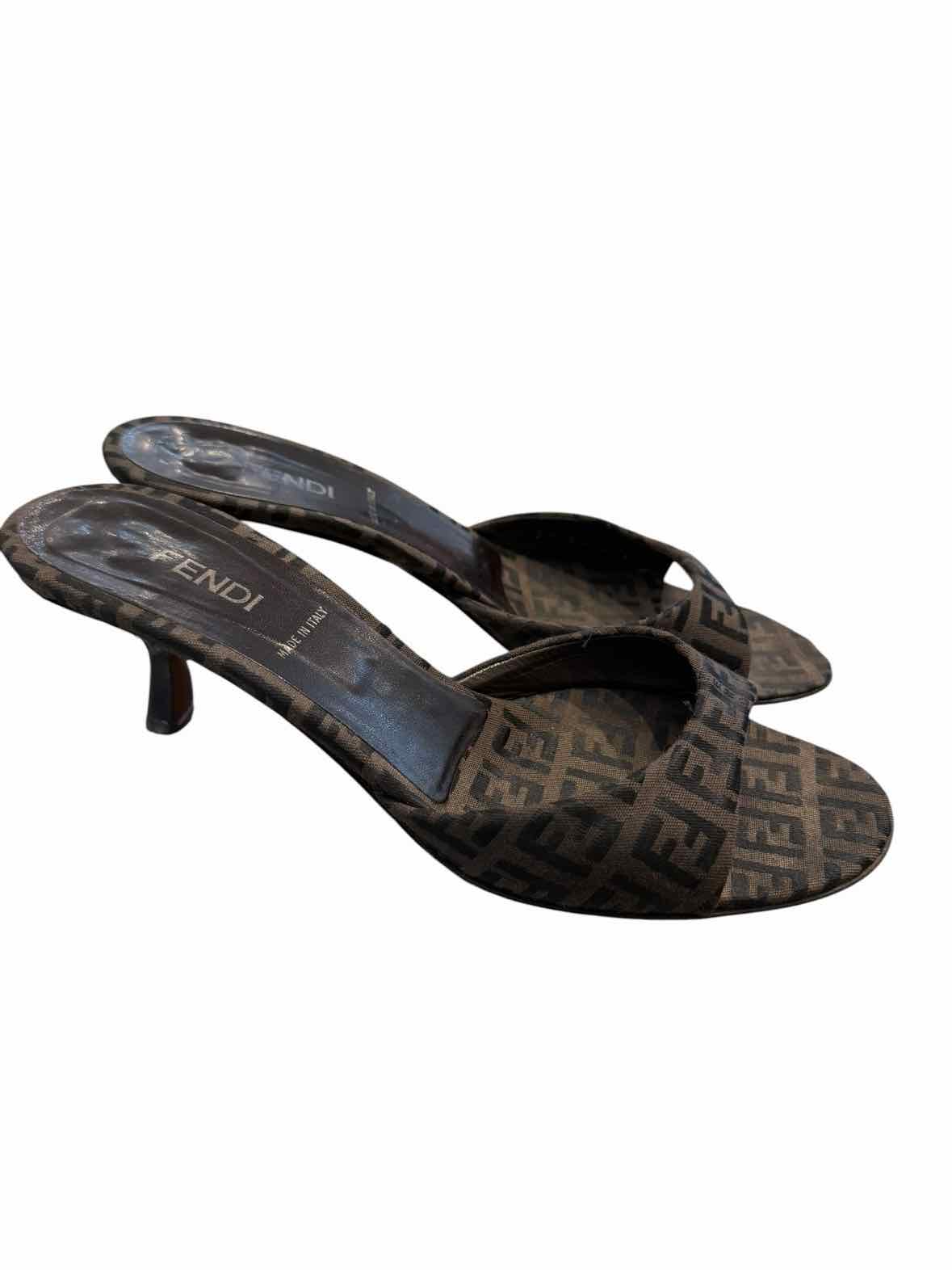 Fendi Brown and black Size 37 Shoes