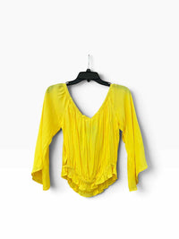L'Agence Yellow Size M Shirt