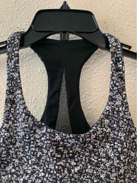 Lululemon Black and white Size 2 Sports Bra