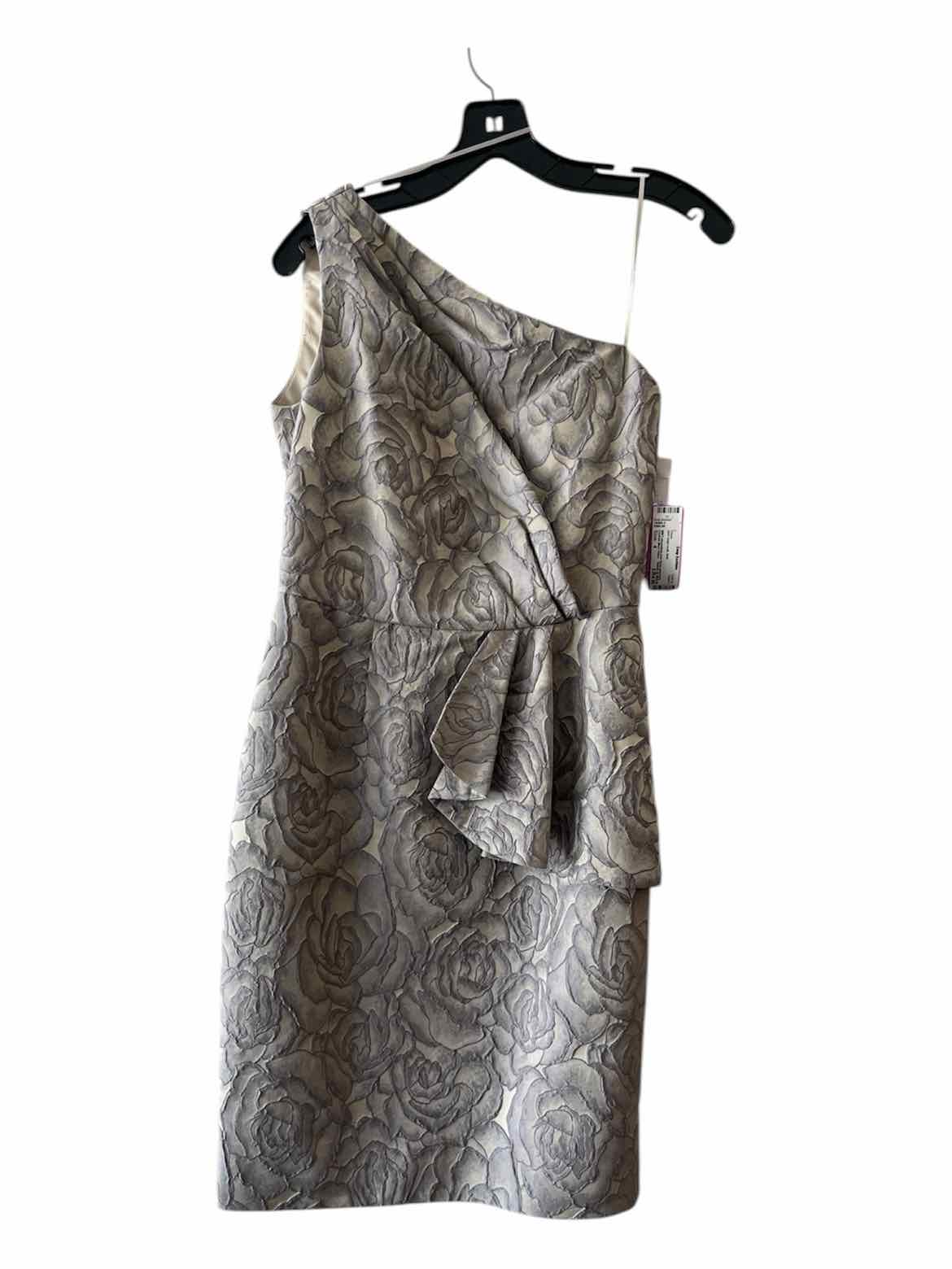 Carmen Marc Valvo dark beige multi Size 4 Dress