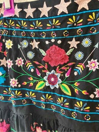 asos Black Multi Size 2 Skirt