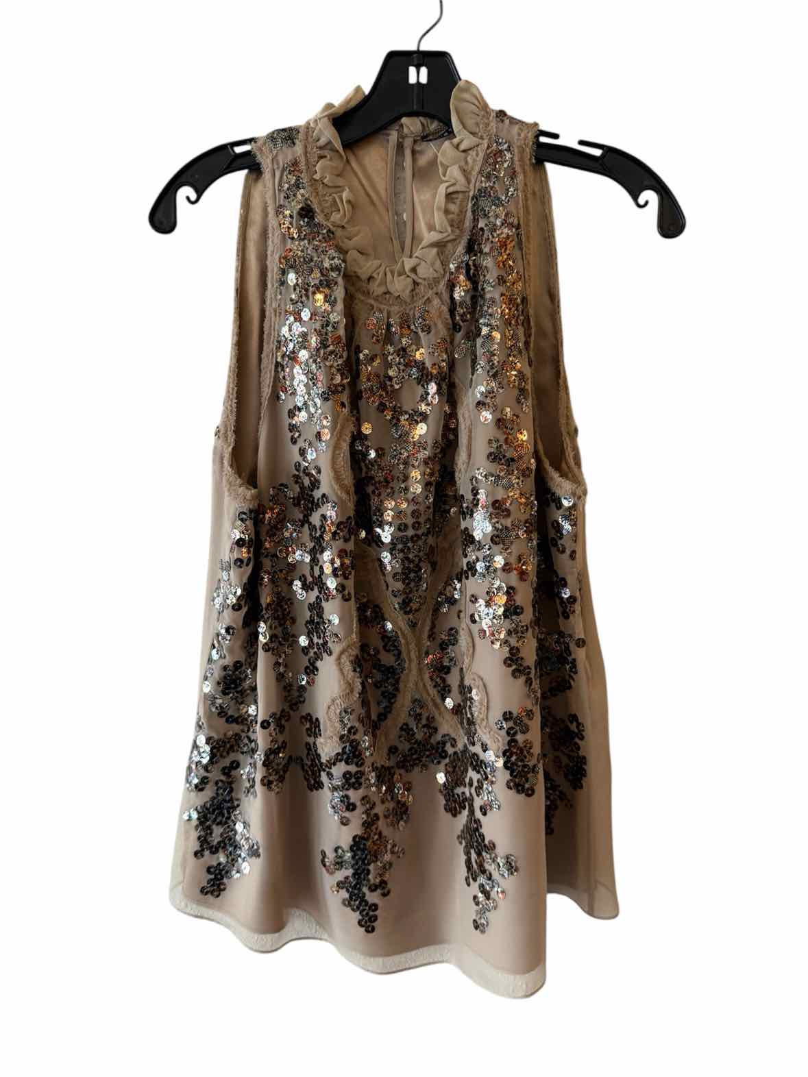 Elie Tahari Beige Size XL Tank Top
