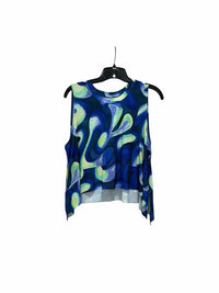 Free People Blue and Green Size S Tank Top