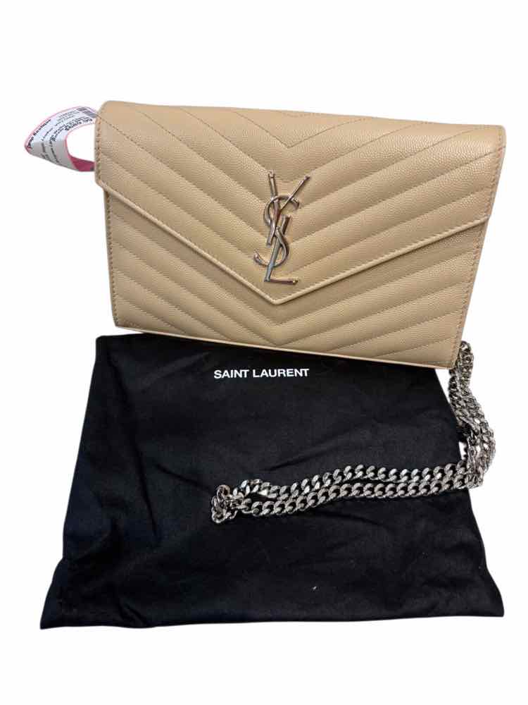 YSL Crossbody Beige Handbag