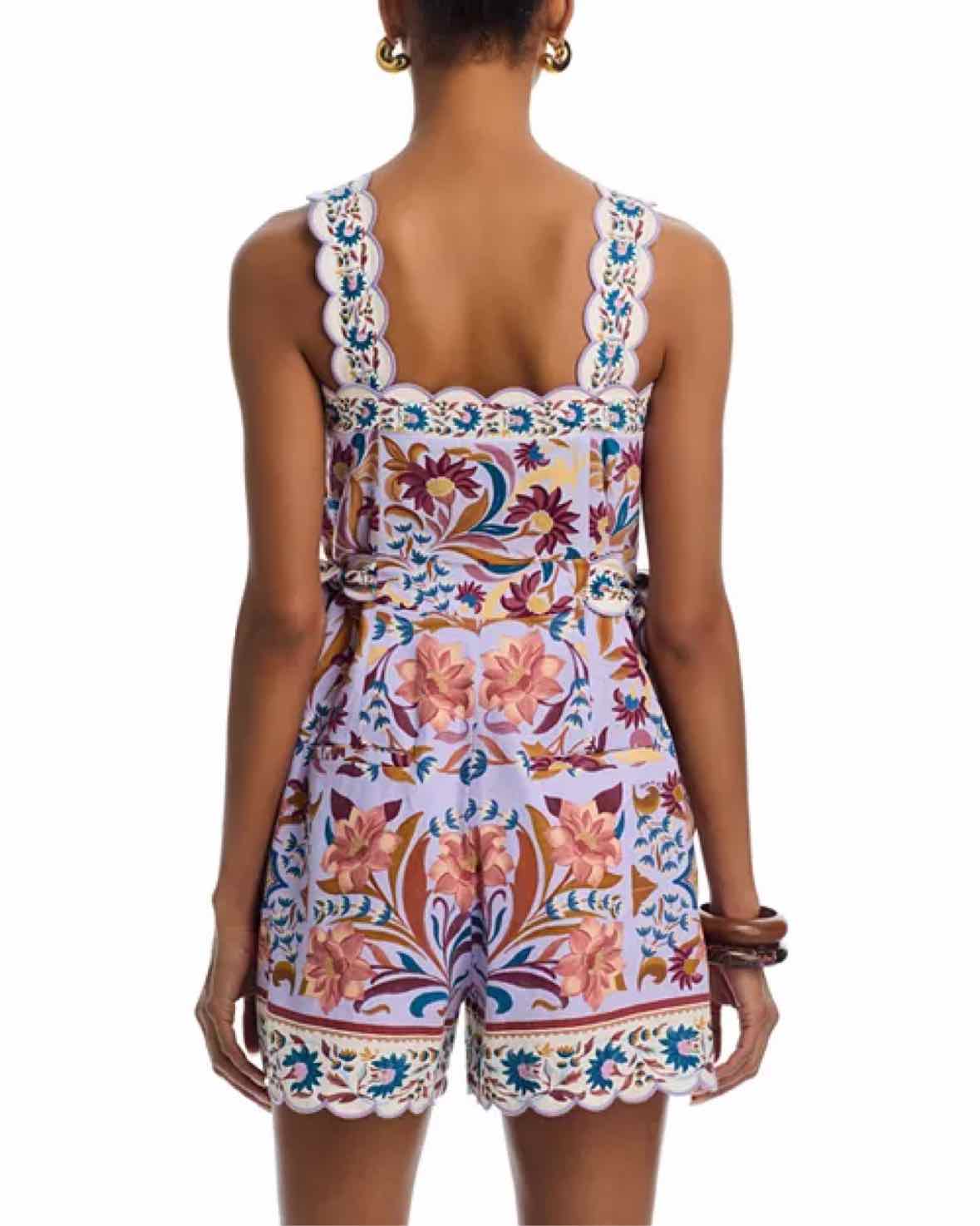 farm rio Purple & Blue Multi Size S Romper
