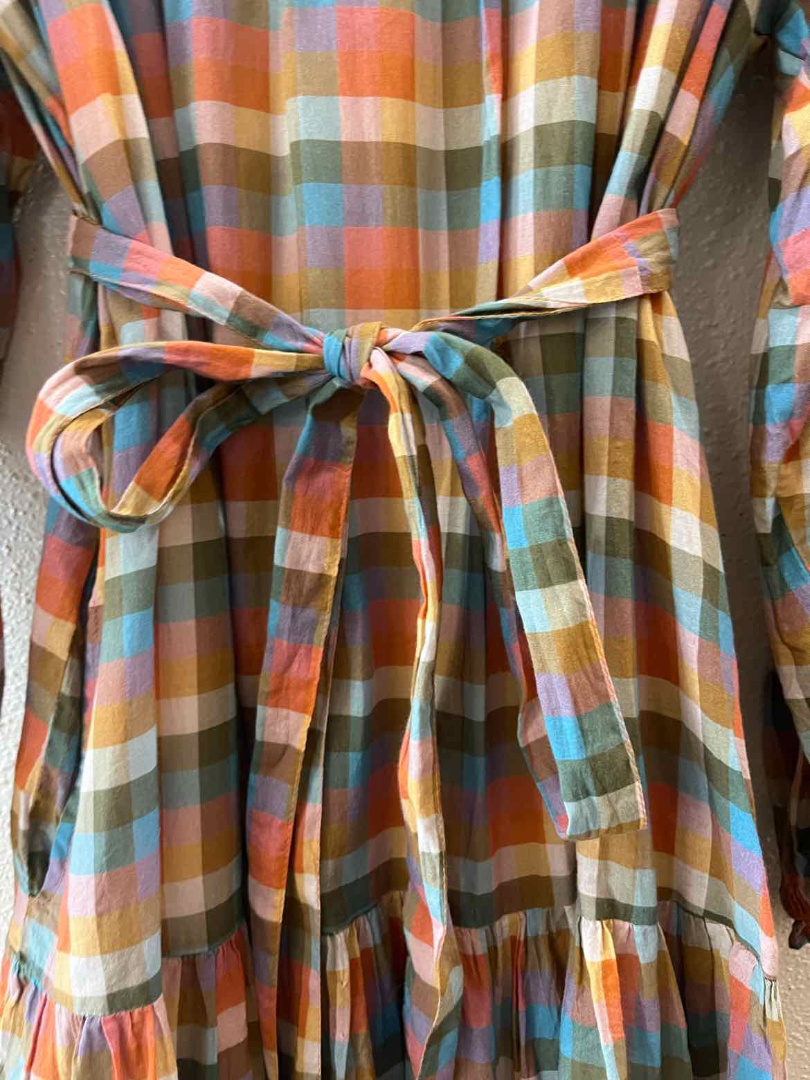 Olivia James Orange Multi Size L Dress