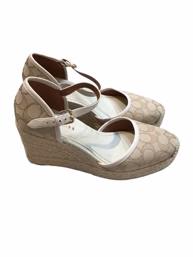 Coach Cream Size 9.5 Shoes