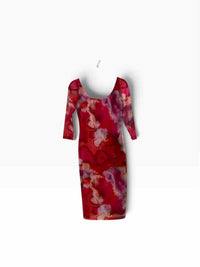 Black Halo Pink & Purple Multi Size M Dress