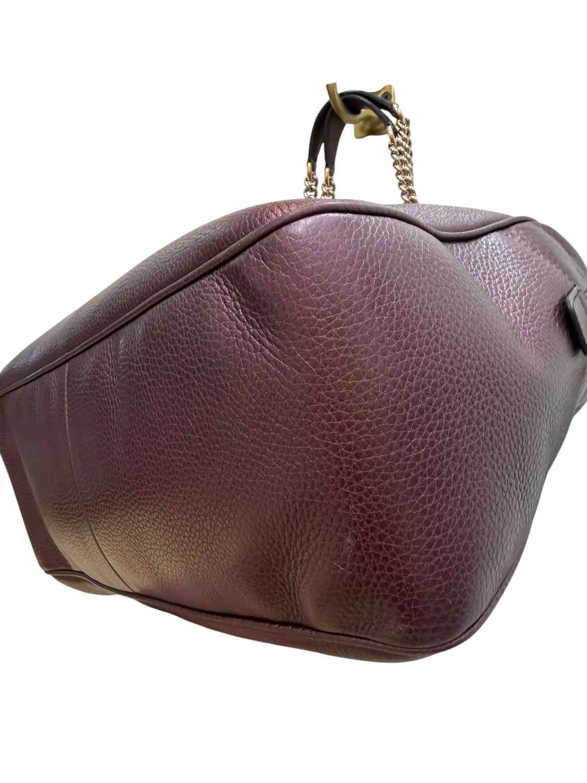 Gucci Soho Shoulder Bag Burgundy Handbag