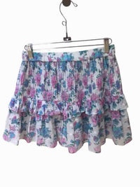 LoveShackFancy white and purple Size XS Skirt