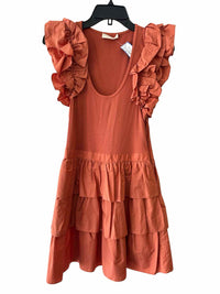 ULLA JOHNSON Burnt Orange Size 4 Dress