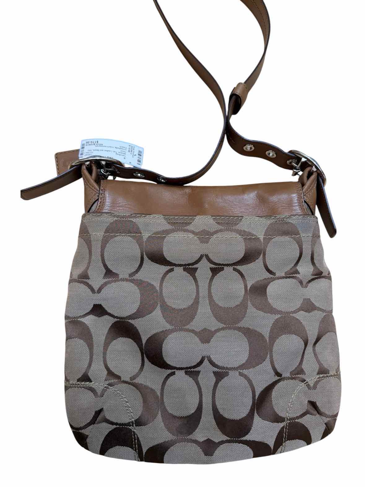 Coach Bleeker Tan Handbag