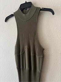 Andrea Iyamah Olive Size S/M Dress