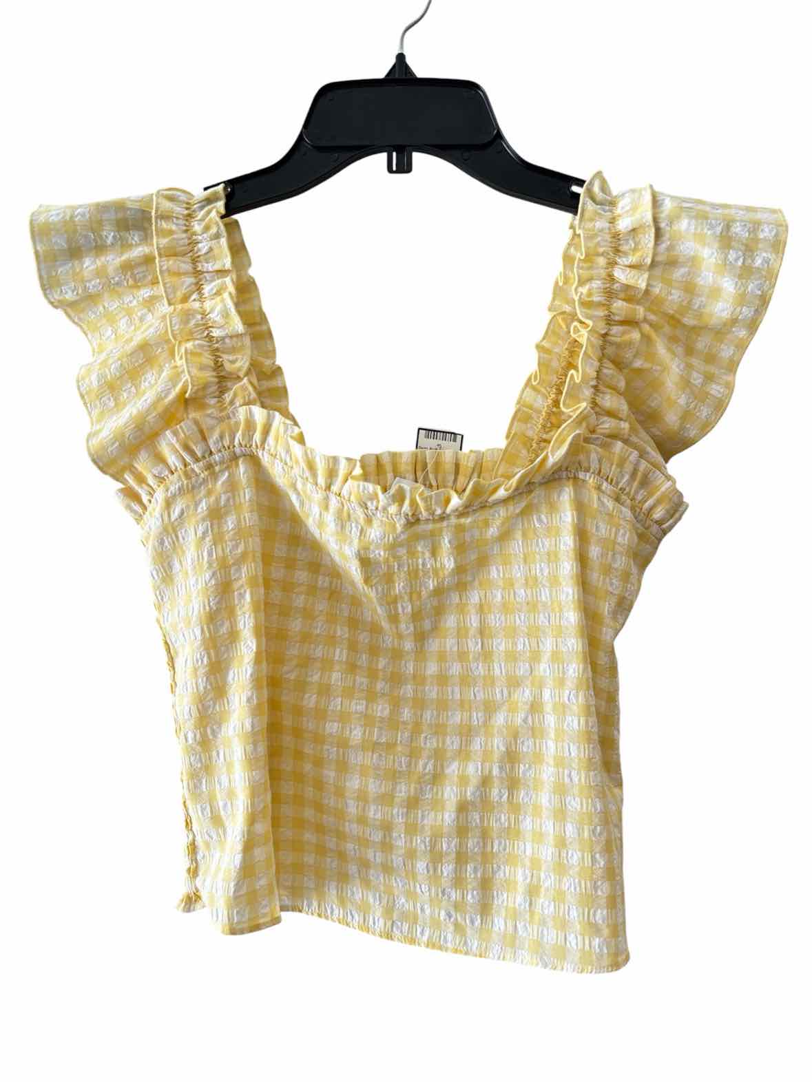Sundays Yellow and white Size M Tank Top
