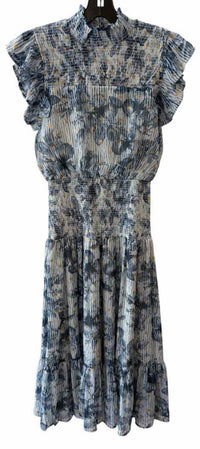 Aqua blue and gold Size XS Dress