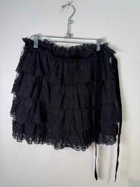 LoveShackFancy Black Size 6 Skirt