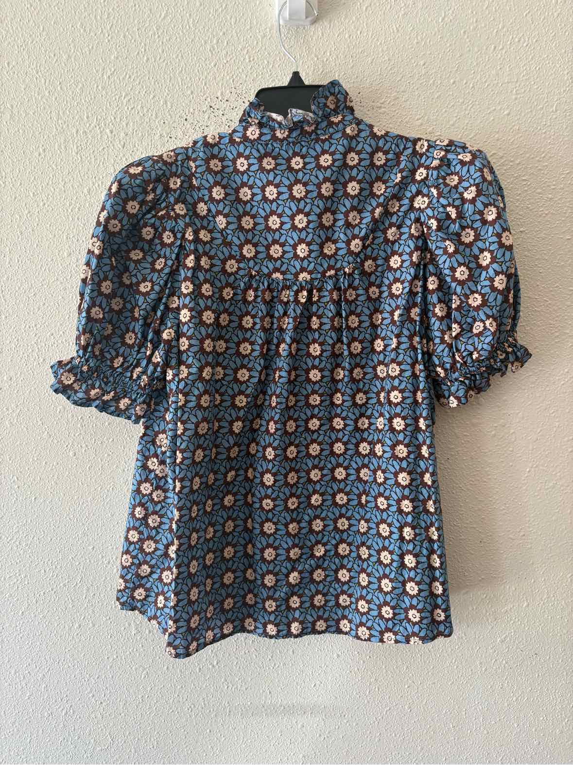 Entro Blue and Brown Size S Shirt