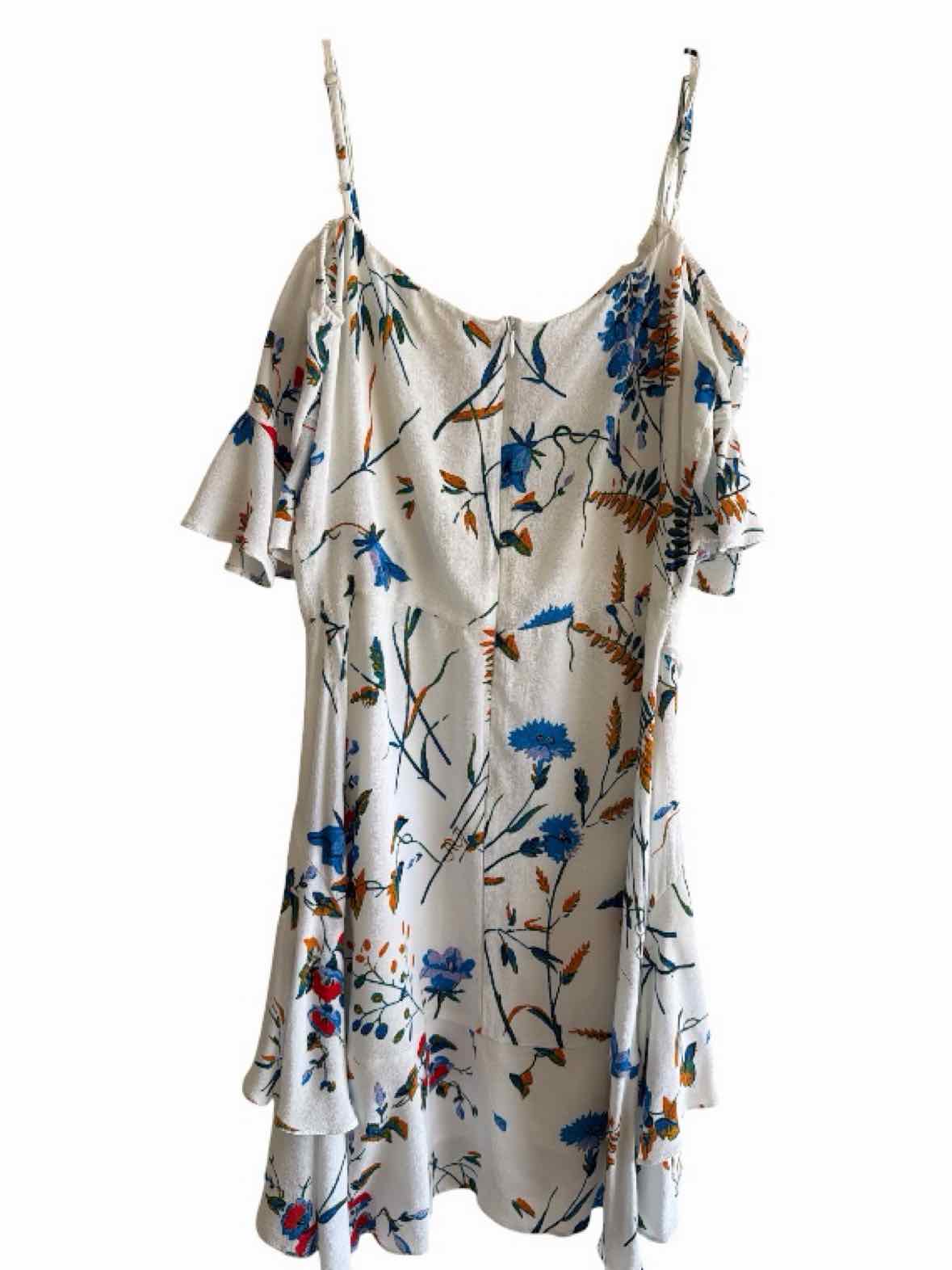 Maje White and Blue Size 2 Dress