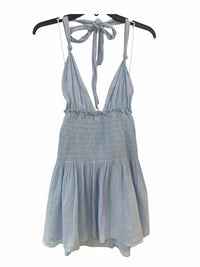 Love Shack Fancy Light Blue Size S Dress