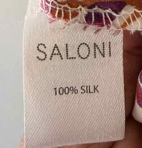 Saloni White Multi Size 2 Dress
