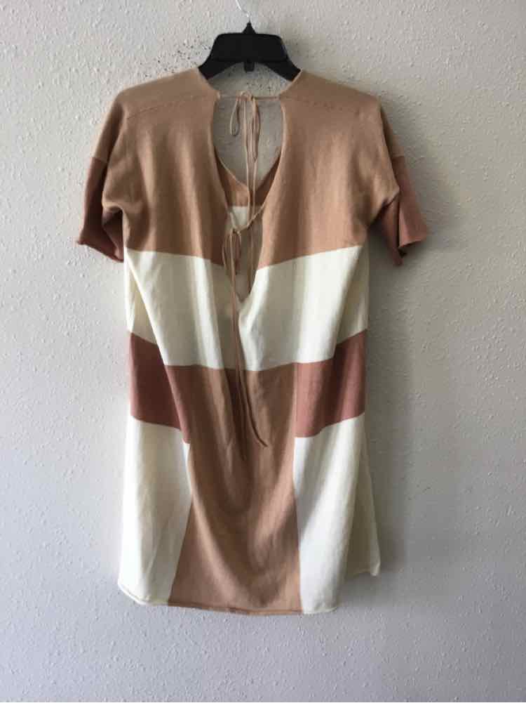 atelierdelphine. Brown and Cream Size XS Dress