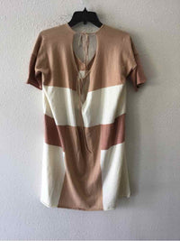 atelierdelphine. Brown and Cream Size XS Dress