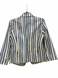 ecru Navy and Cream Size M Blazer