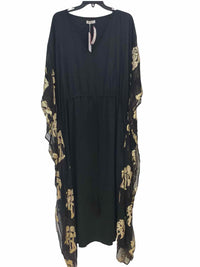 Pitusa Black and Gold Size OS Coverup