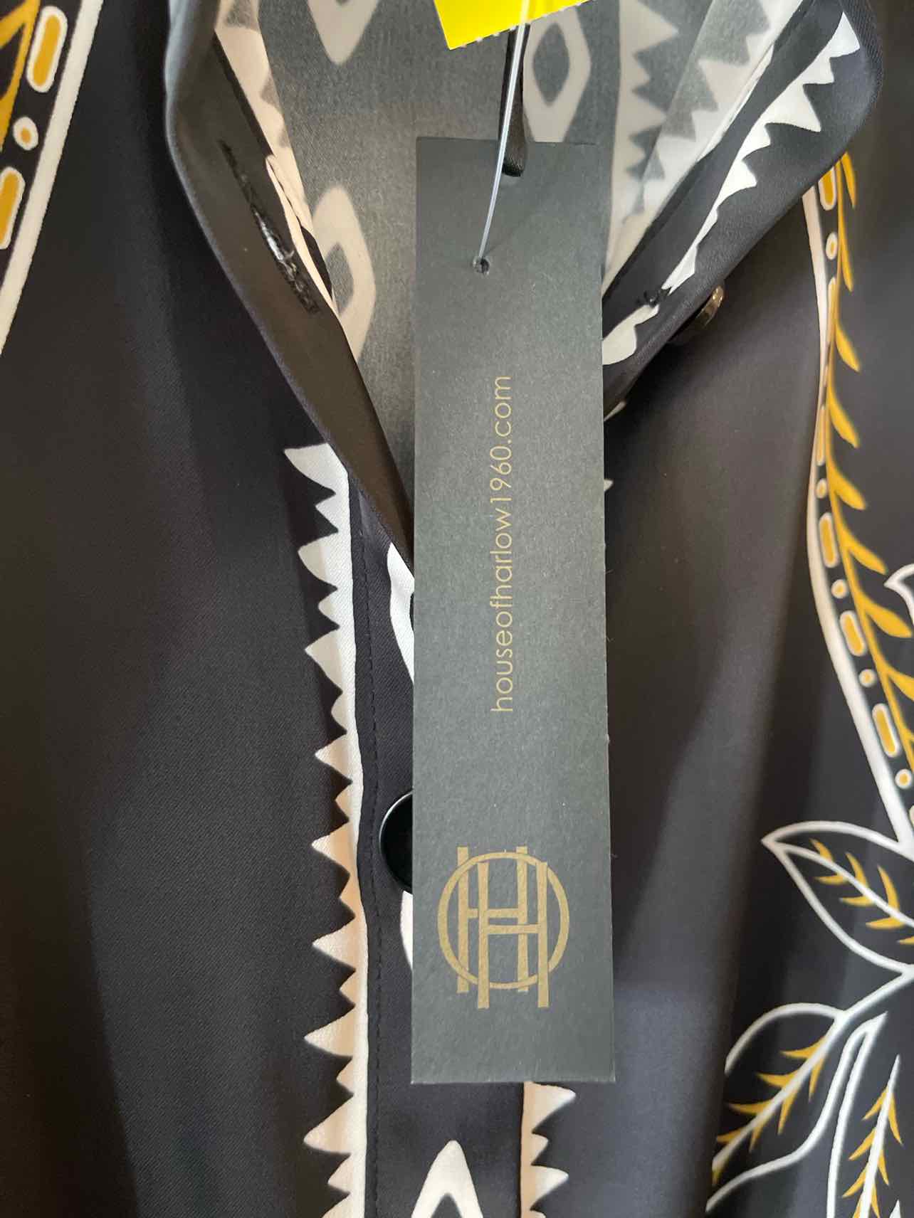 House of Harlow Cream and Black Size XS Dress