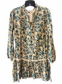 Anna Cate beige and teal Size M Dress