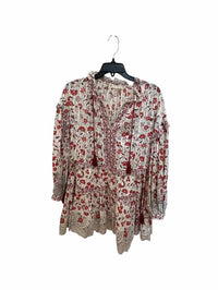 ULLA JOHNSON burnt orange multi Size 0 Dress
