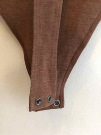 American Eagle Brown Size L Bodysuit
