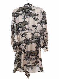 LAS SURENAS Ivory and Green Size M Dress