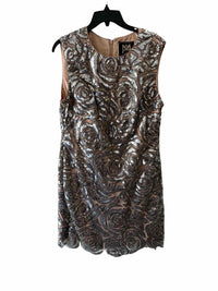 Milly Nude and Silver Size 8 Dress