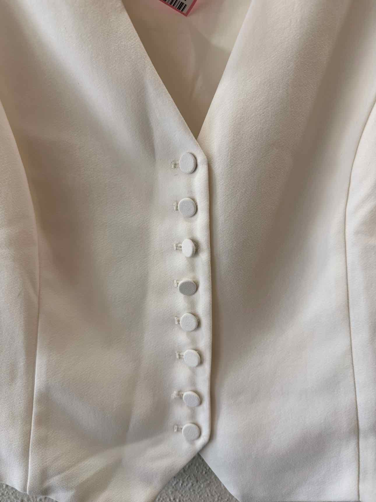 J Crew White Size 6 Shirt