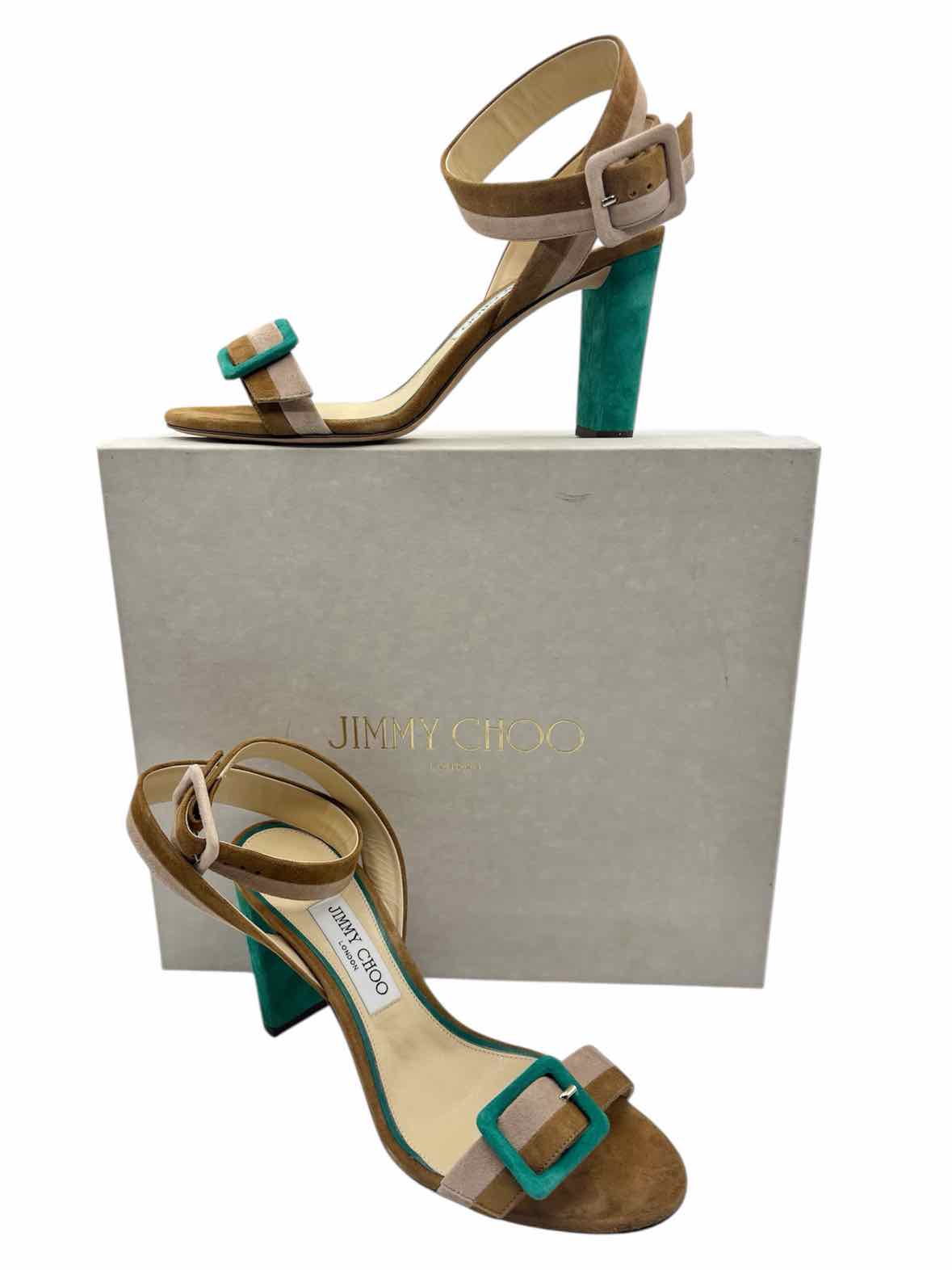 Jimmy Choo tan multi Size 39 1/2 Shoes