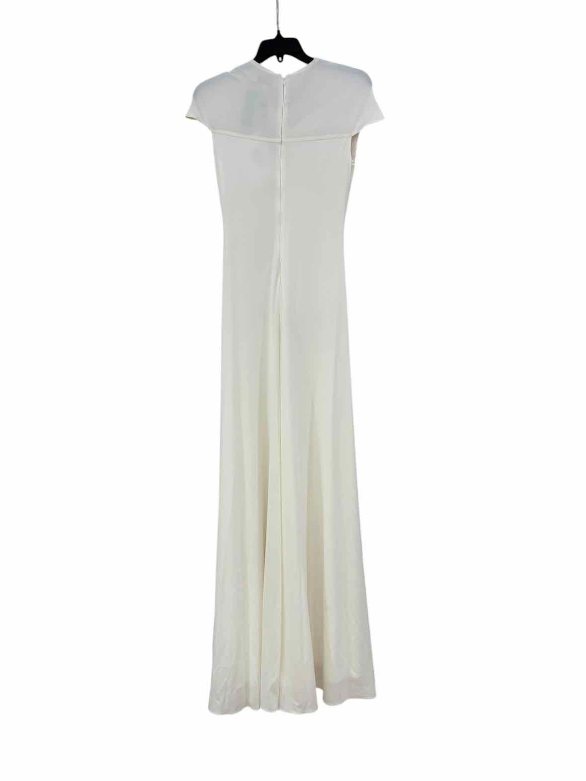 Halston White Size 4 Dress