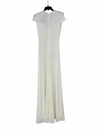 Halston White Size 4 Dress