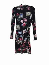 Roberto Cavalli black and multi Size 42 Dress