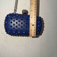 Alexander McQueen Blue Clutch