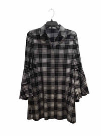alice + olivia Black and Gray Size XS Dress
