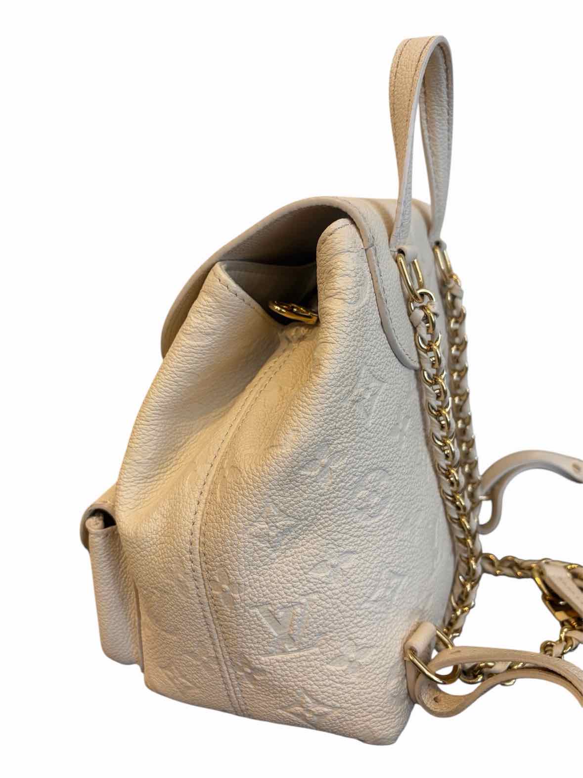 Louis Vuitton Backup Backpack Cream Handbag
