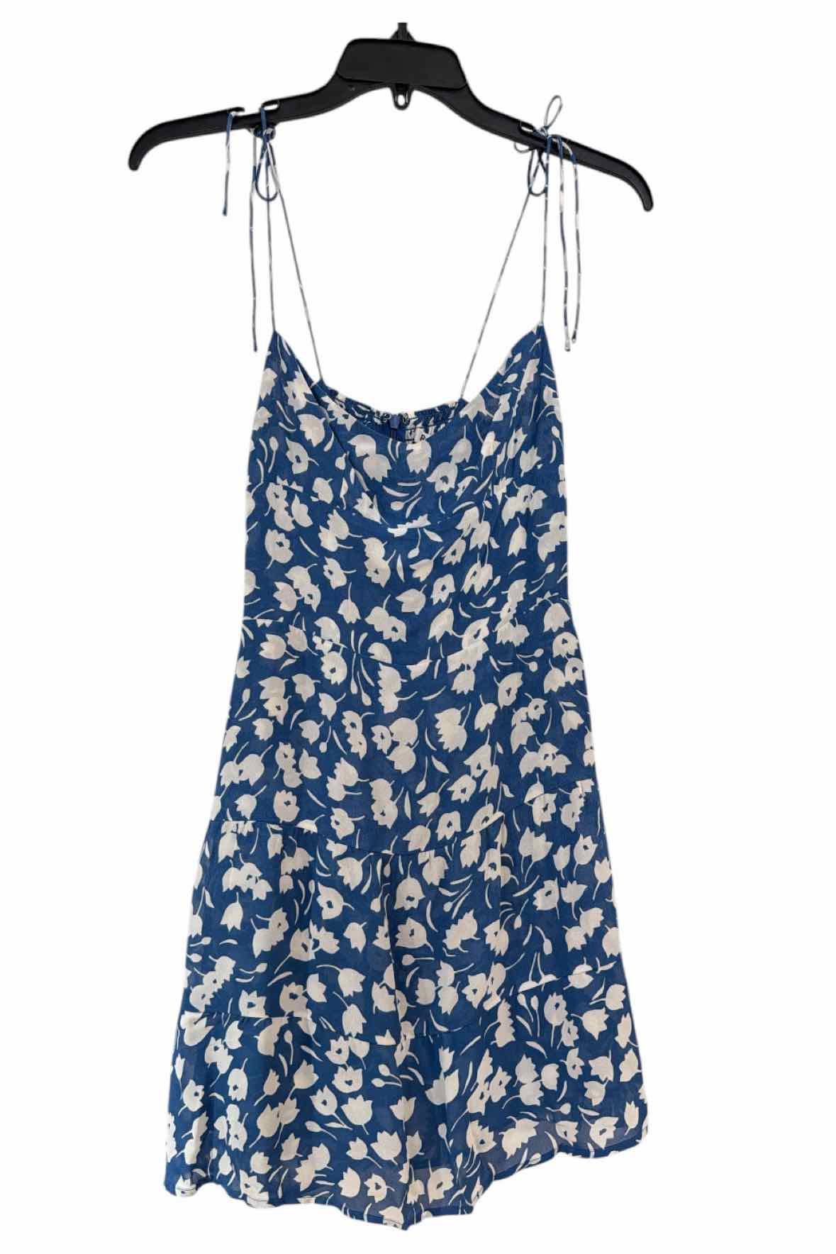 Reformation Blue and White Size 0 Dress