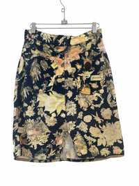 Moschino Jeans Blue and Yellow Size 42 Skirt